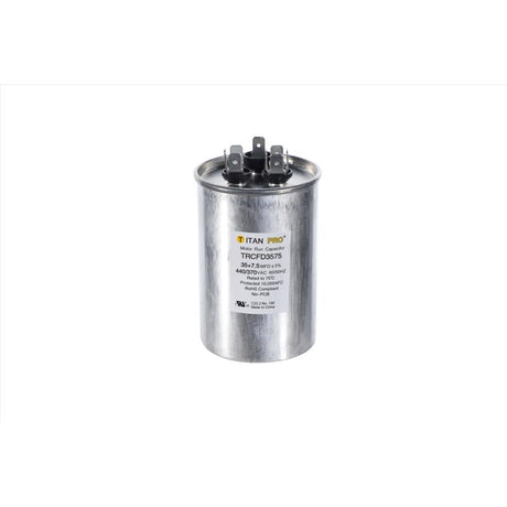 Titan Pro 35+7.5 MFD 440 V Round Run Capacitor