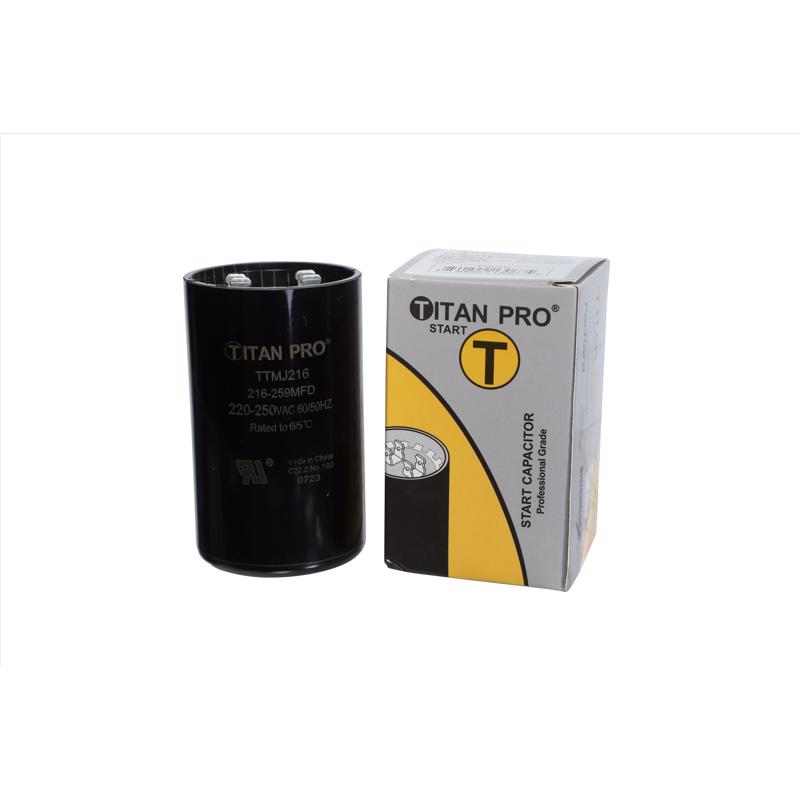 Titan Pro 216-259 MFD 250 V Round Start Capacitor