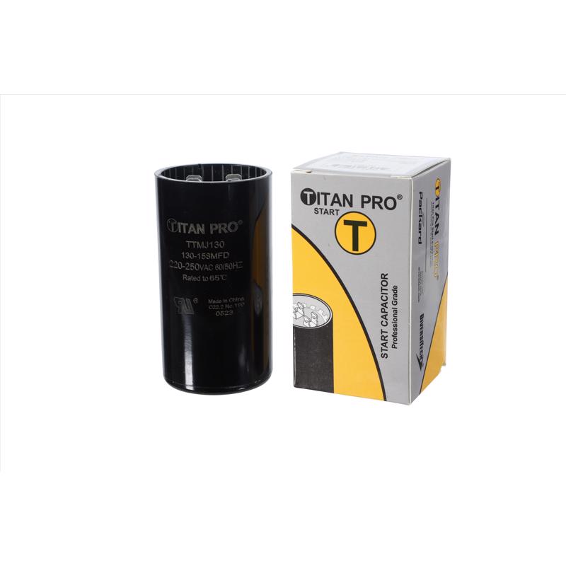 Titan Pro 130-158 MFD 250 V Round Start Capacitor