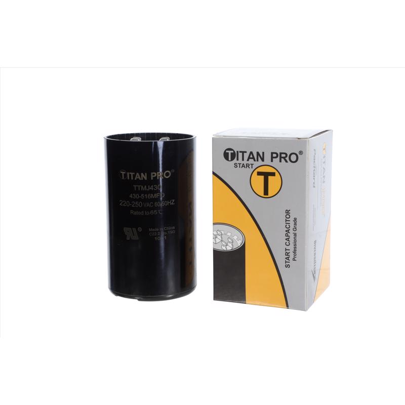 Titan Pro 430-516 MFD 250 V Round Start Capacitor