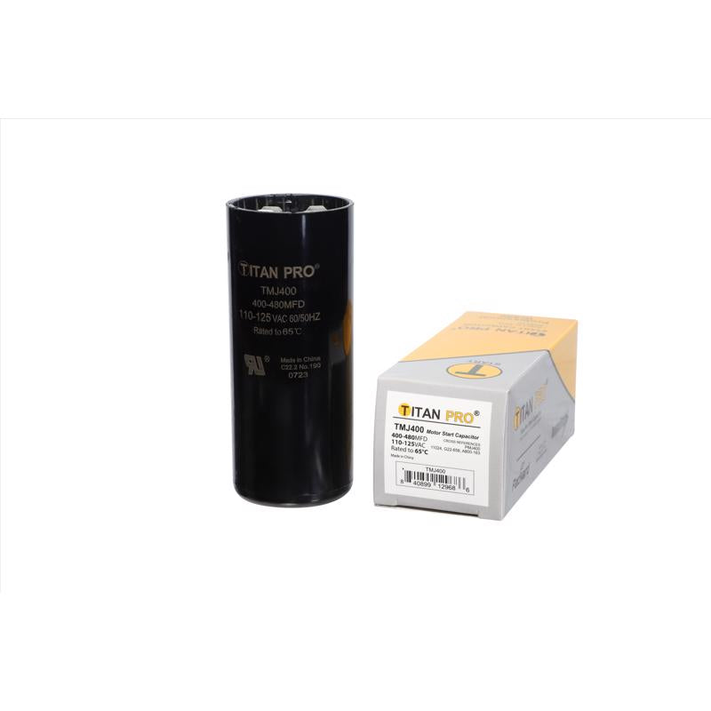 Titan Pro 400-480 MFD 125 V Round Start Capacitor
