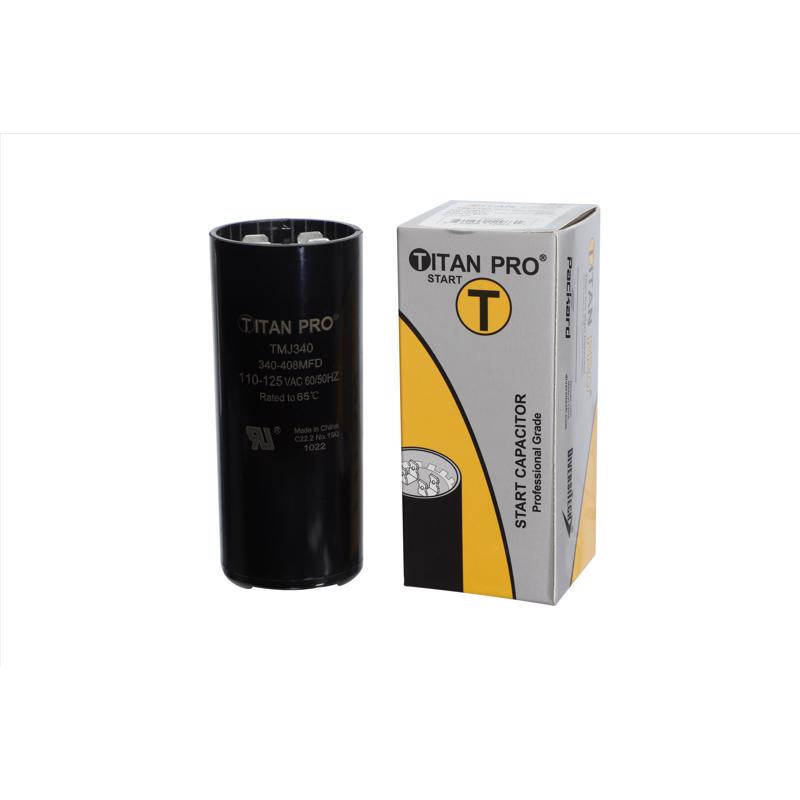 Titan Pro 340-408 MFD 125 V Round Start Capacitor