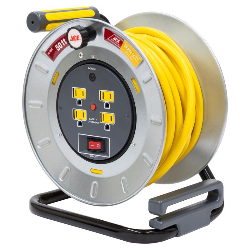 Ace 50 ft. L Metal Cord Reel