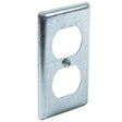 Southwire Rectangle Zinc-Plated Steel Box Cover