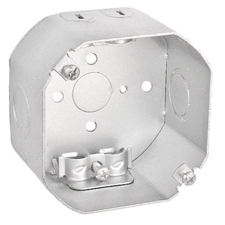 Southwire New and Old Work Octagon Steel Ceiling Box