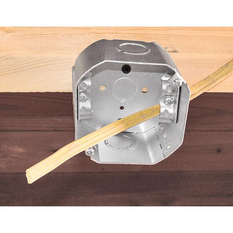 Southwire New and Old Work Octagon Steel Ceiling Box