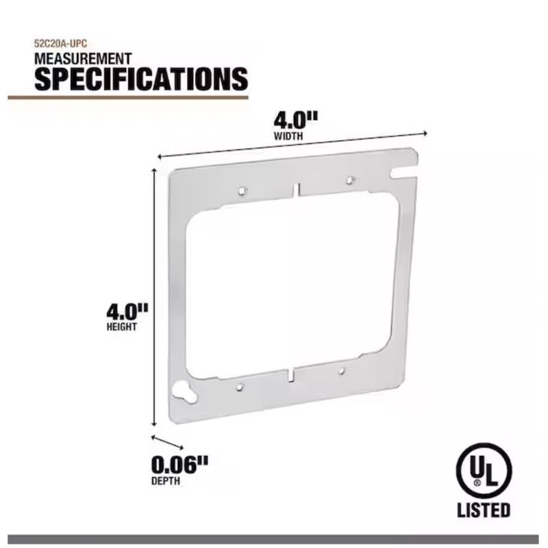 Southwire Square Steel Box Cover