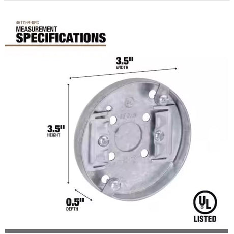 Southwire New and Old Work Octagon Steel Electrical Box