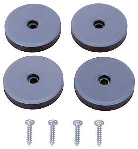 ProSource FE-S202-PS Furniture Glide, Plastic, Blue, Blue, 2 x 2 x 3/8 in Dimensions