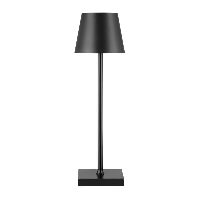Globe Electric 15 in. Matte Black Table Lamp