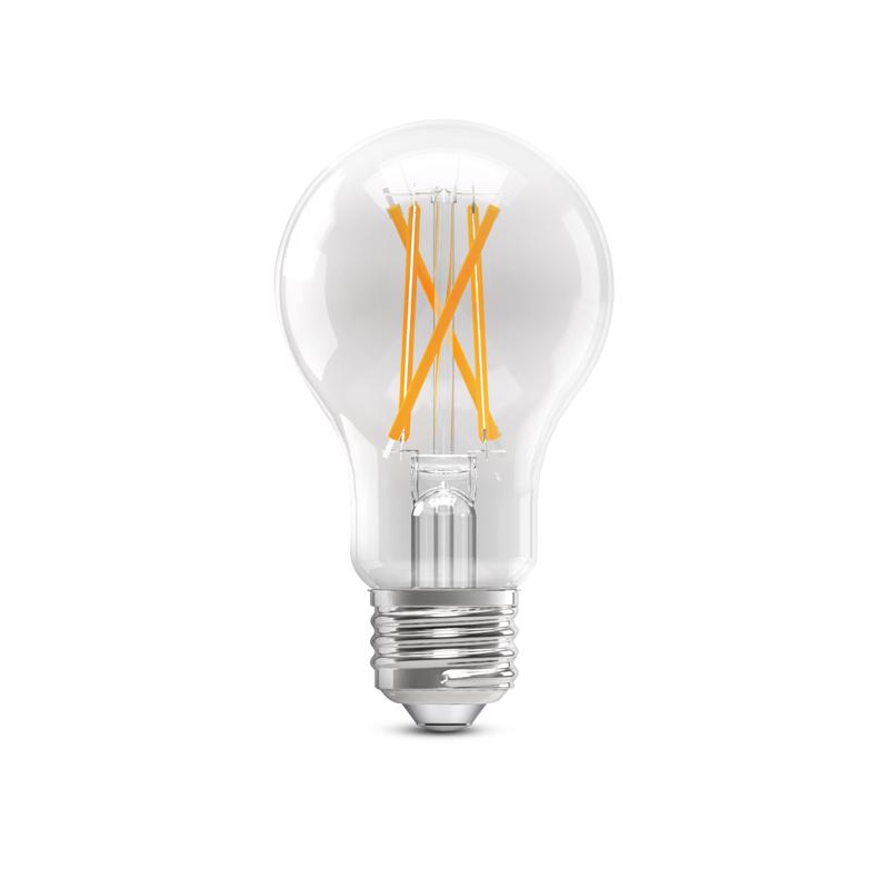 Feit A19 E26 (Medium) Filament LED Bulb Soft White 75 Watt Equivalence 4 pk