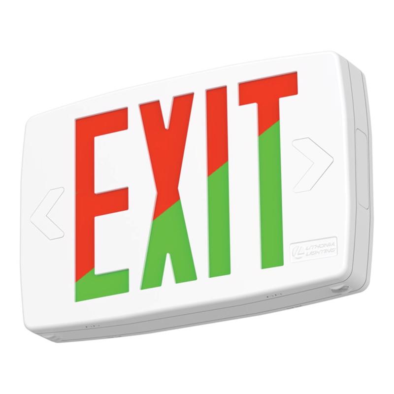Lithonia Lighting LQM Switch Hardwired LED White Exit Sign