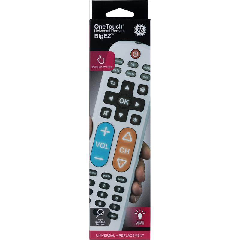 GE Programmable Universal Big Button Remote Control