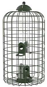 Stokes Select 38002 Wild Bird Feeder, 17-13/16 in H, 1.1 qt, Black, Hanging Mounting