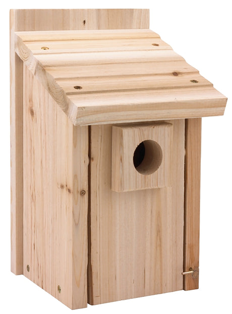 Stokes Select 38078 Bluebird Nesting House, 7.6 in W, 7.3 in D, 12.7 in H, Cedar Wood, Pack of 2