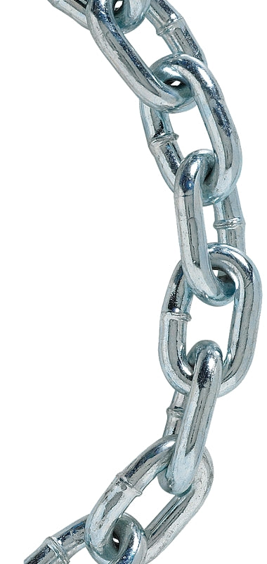 Baron PC30316HDGP Proof Coil Chain, 3/16 in, 250 ft L, 30 Grade, Carbon Steel, Hot-Dipped Galvanized