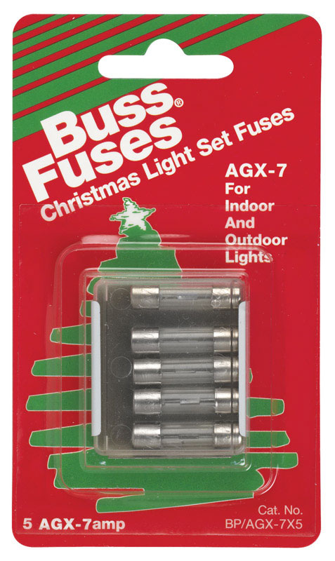 Bussmann 7 amps Fast Acting Fuse 5 pk