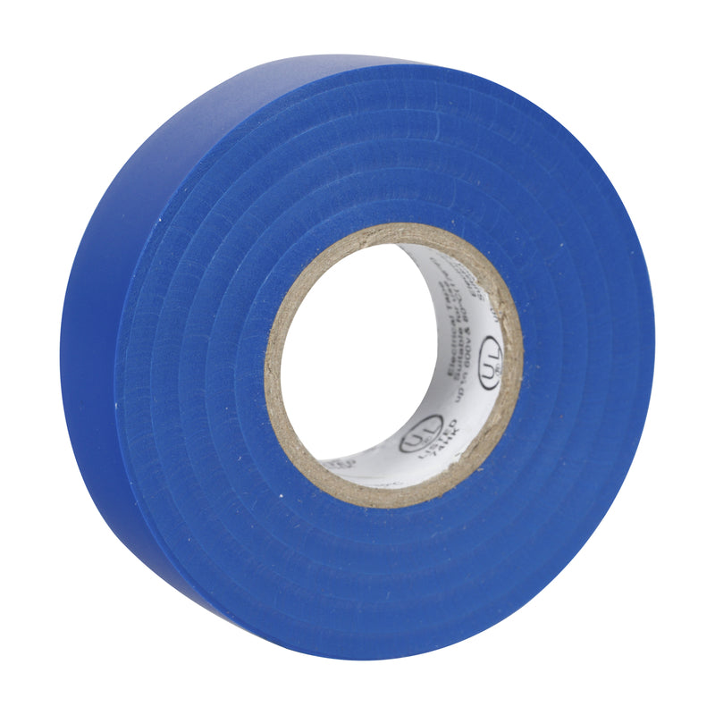 Duck Professional Grade 3/4 in. W X 66 ft. L Blue Vinyl Electrical Tape, Pack of 12