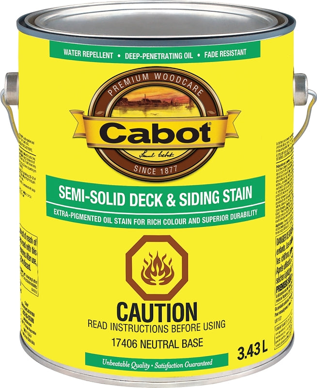 Cabot 17400 Series 17406C Deck and Siding Stain, Pack of 4