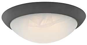 Westinghouse 6308900 Ceiling Light Fixture, Oil-Rubbed Bronze Fixture, Alabaster Shade, White Shade, 120 V, 15 W