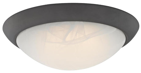 Westinghouse 6308900 Ceiling Light Fixture, Oil-Rubbed Bronze Fixture, Alabaster Shade, White Shade, 120 V, 15 W