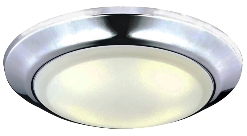Westinghouse 6322600 Ceiling Light Fixture, Chrome Fixture, Frosted Shade, 120 V, 15 W, LED Lamp, 1050 Lumens