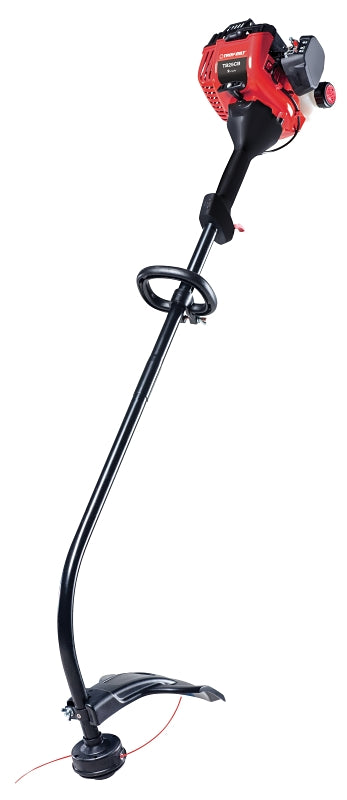 Troy-Bilt 41AD25CB966 String Trimmer, 10 oz Fuel Tank, Gasoline, 25 cc Engine Displacement, 2-Cycle Engine