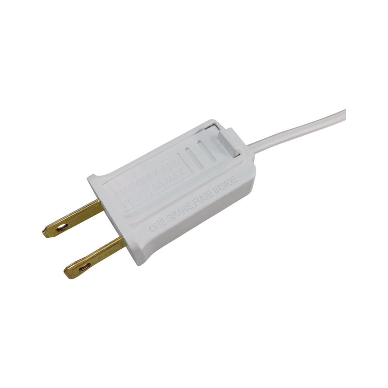 Ace Indoor 15 ft. L White Extension Cord 18/2 SPT-2