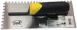 M-D 49110 Tile Installation Trowel, 1/4 in W x 1/4 in D Notch, 11 in L, 4-1/2 in W, Square Notch, Comfort-Grip Handle