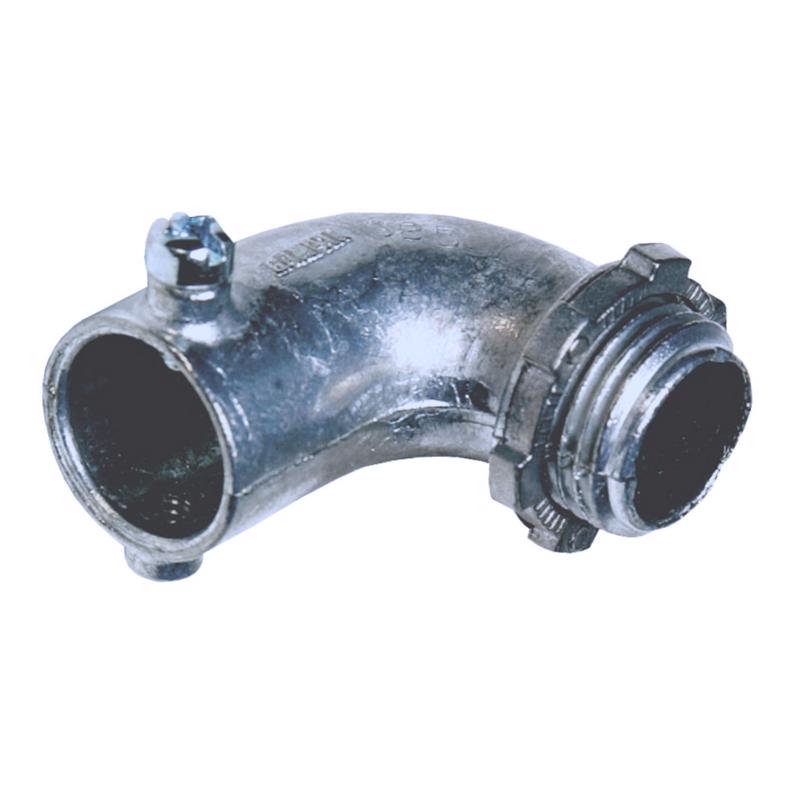 Sigma Engineered Solutions ProConnex 1/2 in. D Die-Cast Zinc 90 Degree Set Screw Connector For EMT 1