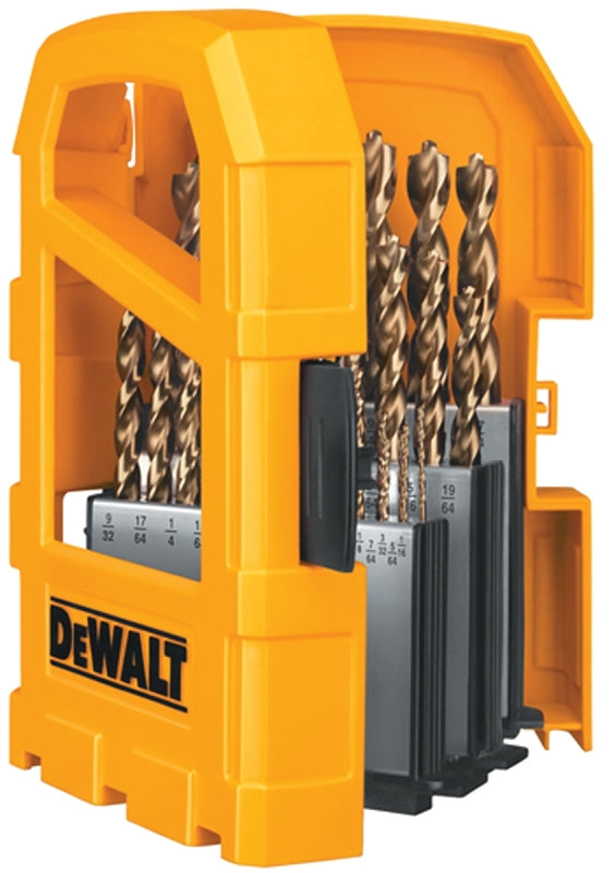 DEWALT DW1969 Drill Bit Set, High Performance, 29-Piece, Steel, Ferrous Oxide, Pack of 3
