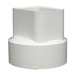 ADS 0482TW Downspout Adapter, HDPE