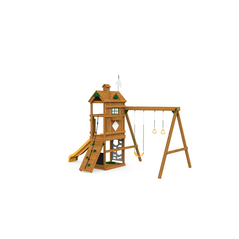 Playstar PS 7712 Series Build It Yourself Playset Kit, Specifications: 24 sq-ft Play Deck, 12 Activities