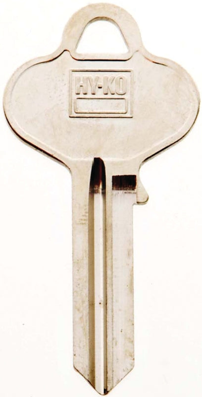 Hy-Ko 11010RU4 Key Blank, Brass, Nickel, For: Russwin and Corbin Cabinet, House Locks and Padlocks, RU4 Key Number, Pack of 10