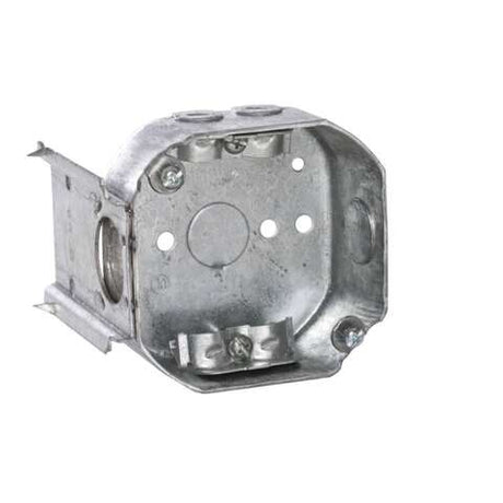 Southwire New and Old Work 14 cu in Octagon Galvanized Steel Box Mount Silver