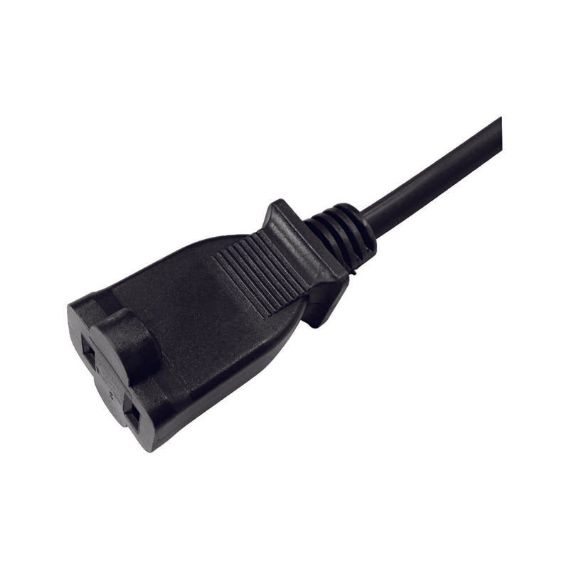 Ace Indoor 15 ft. L Black Extension Cord 16/2 SJO