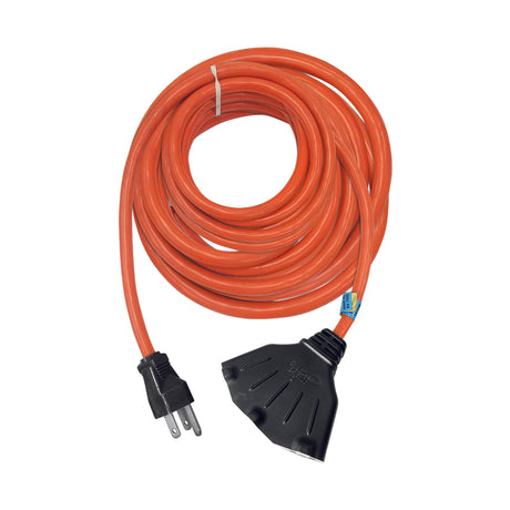 Ace Indoor or Outdoor 100 ft. L Orange Triple Outlet Cord 14/3 SJTW, Pack of 2