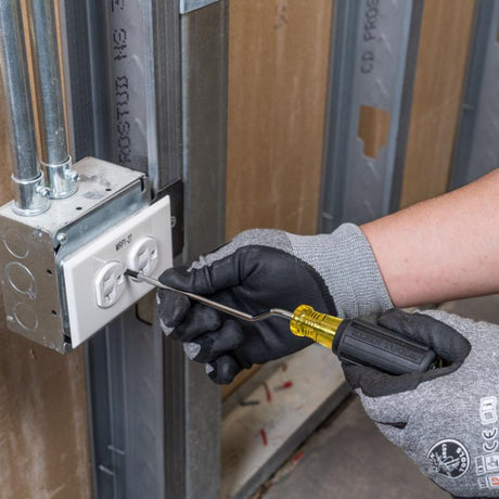 Klein Tools Cushion-Grip; Rapi-Driv Cabinet Rotary Screwdriver 1 pc