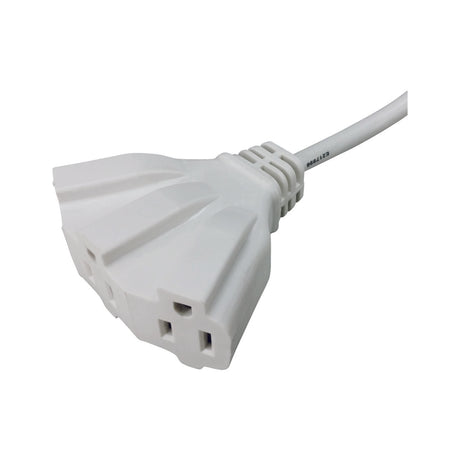 Ace Outdoor 50 ft. L White Triple Outlet Cord 16/3 SJTW