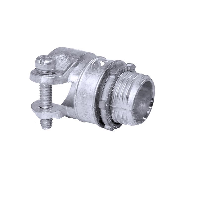 Sigma Engineered Solutions ProConnex 3/8 in. D Die-Cast Zinc Squeeze Connector For AC, MC or FMC/RWF
