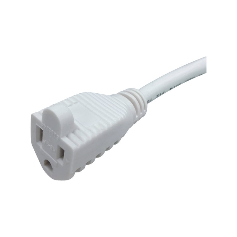 Ace Outdoor 50 ft. L White Extension Cord 16/3 SJTW
