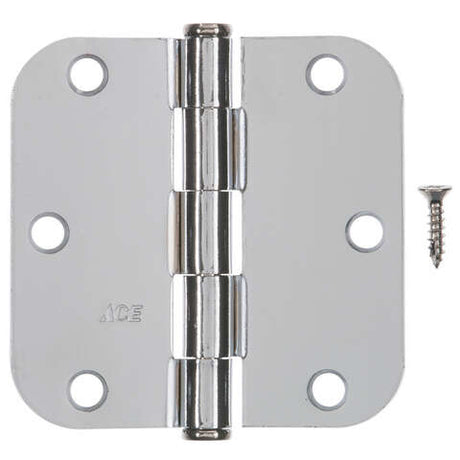 Ace 3-1/2 in. L Chrome Residential Door Hinge 3 pk