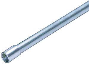 Allied Tube & Conduit 278911 Conduit, 1.9 in OD, 1-1/2 in, 10 ft L, Steel, Galvanized