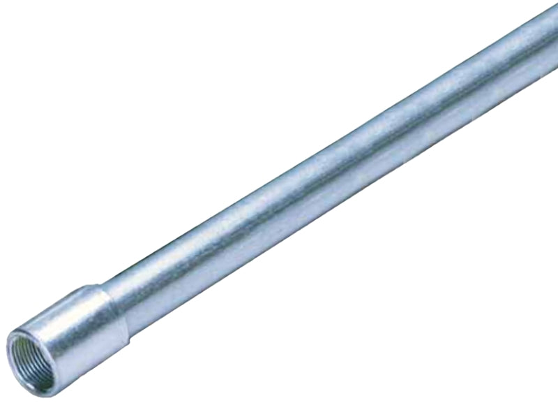 Allied Tube & Conduit 278937 Conduit, Rigid, 2-7/8 in OD, 2-1/2 in, 10 ft L, Steel, Galvanized