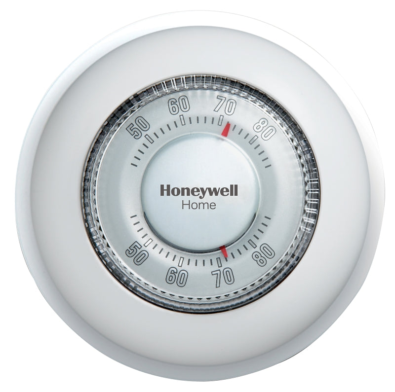 Honeywell CT87K Non-Programmable Thermostat, 50 deg F, 24 V