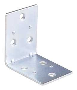 ProSource BH-6023L Corner Brace, 2 in L, 2 in W, 2 in H, Steel, Zinc-Plated, 2 mm Thick Material, Pack of 20