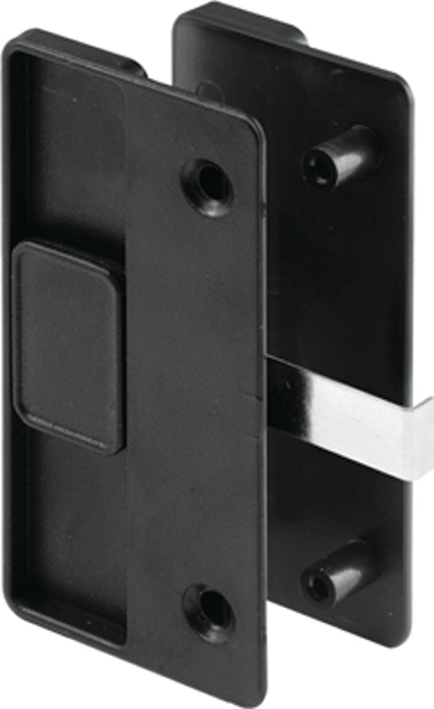 Prime-Line A 218 Latch and Pull, 4-1/8 in L Handle, 15/16 in H Handle, Plastic/Steel, Black