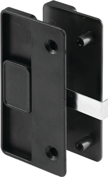 Prime-Line A 218 Latch and Pull, 4-1/8 in L Handle, 15/16 in H Handle, Plastic/Steel, Black