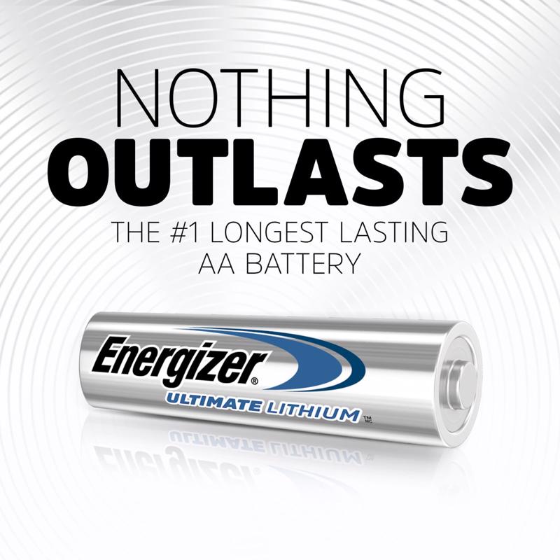 Energizer Ultimate Lithium AA 1.5 V Battery 8 pk