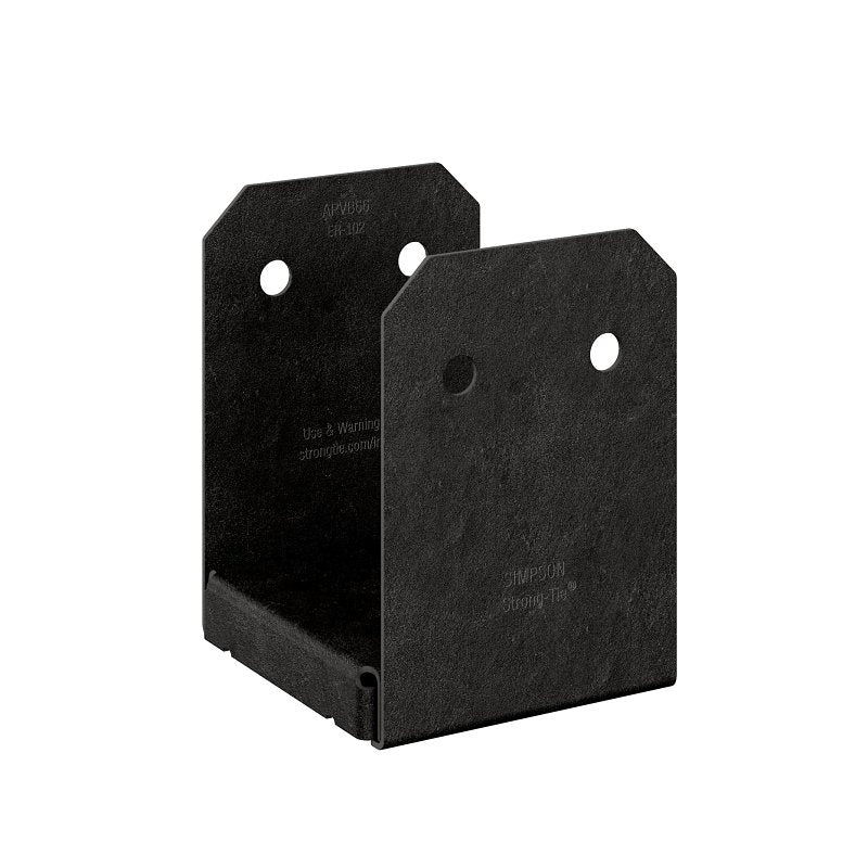 Simpson Strong-Tie Outdoor Accents Avant Series APVB66 Adjustable Post Base, 11,450 lb Down lb, 5-1/2 in W, 1/PK